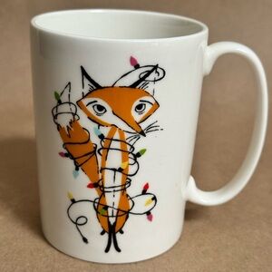 Kate Spade New York Lenox Replacement Fox Wrapped in Lights Mug. 10oz